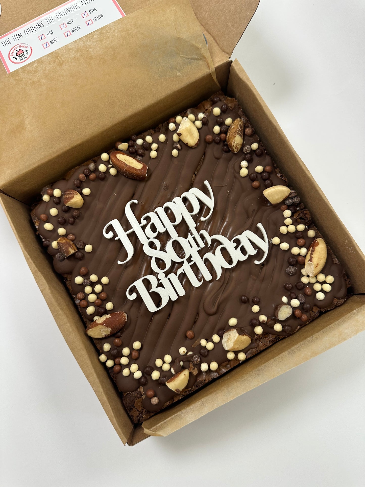 Custom Brownie Slab